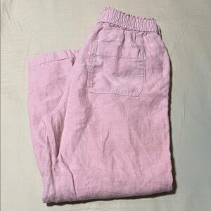 Crewcuts Linen Light Pink Pants